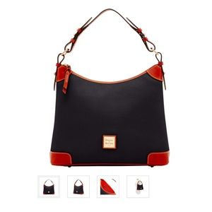 Dooney and Bourke Pebble Grain Hobo - Black